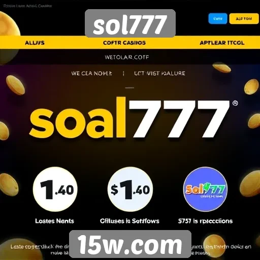 Promoções e bônus disponíveis no sol777